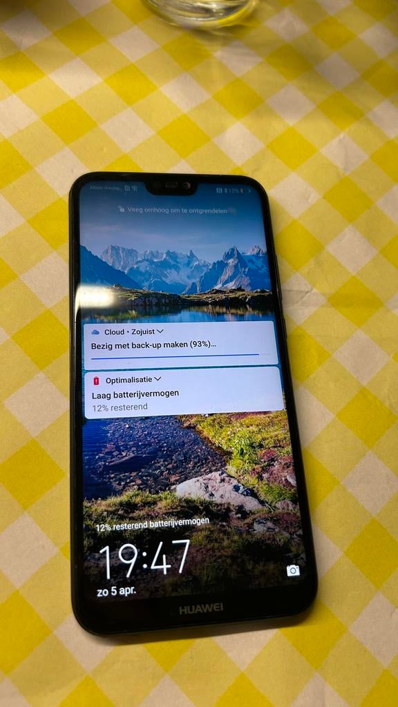 Huawei P20 Lite, Telecommunicatie, Mobiele telefoons | Huawei, Zwart, Touchscreen, Ophalen of Verzenden, Zo goed als nieuw