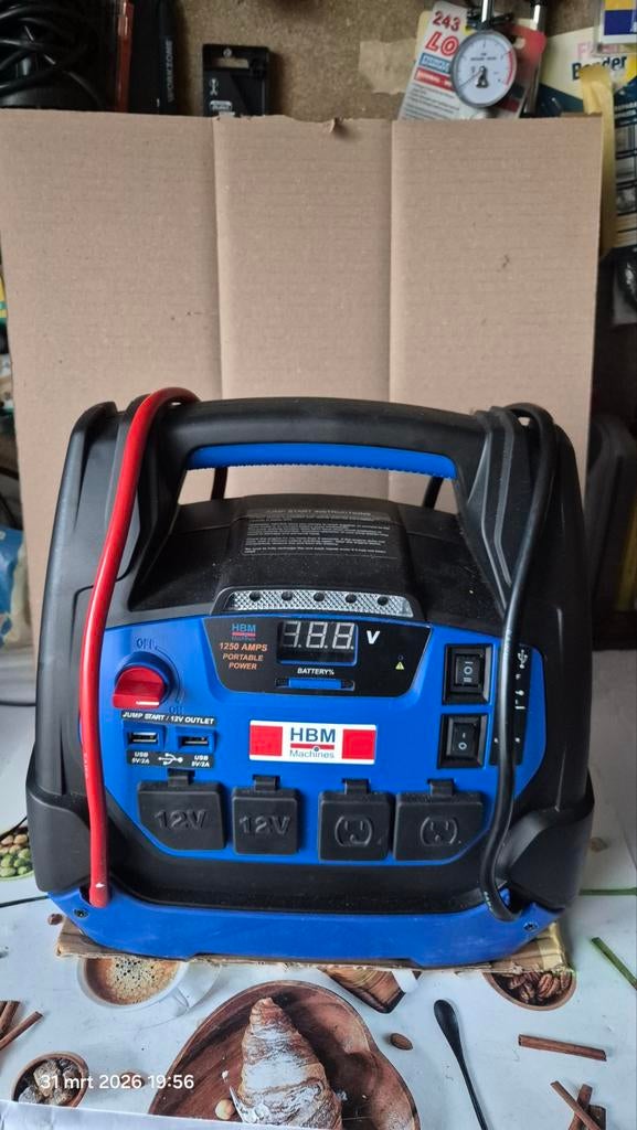 HBM Professionele Auto Startbooster, Auto-onderdelen, Accu's en Toebehoren, Ophalen of Verzenden, Gebruikt