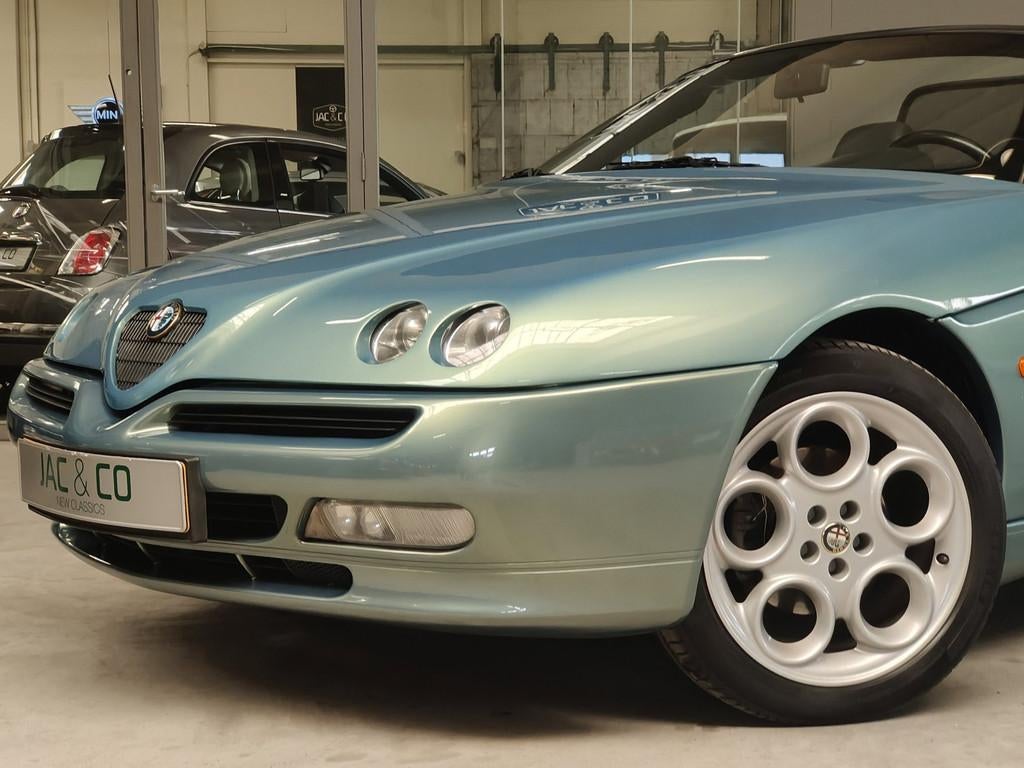 Alfa Romeo Spider 2.0 TwinSpark airco, leer NL-NAP nieuwstaa, Auto's, Alfa Romeo, 1345 kg, Gebruikt, Cabriolet, Spider