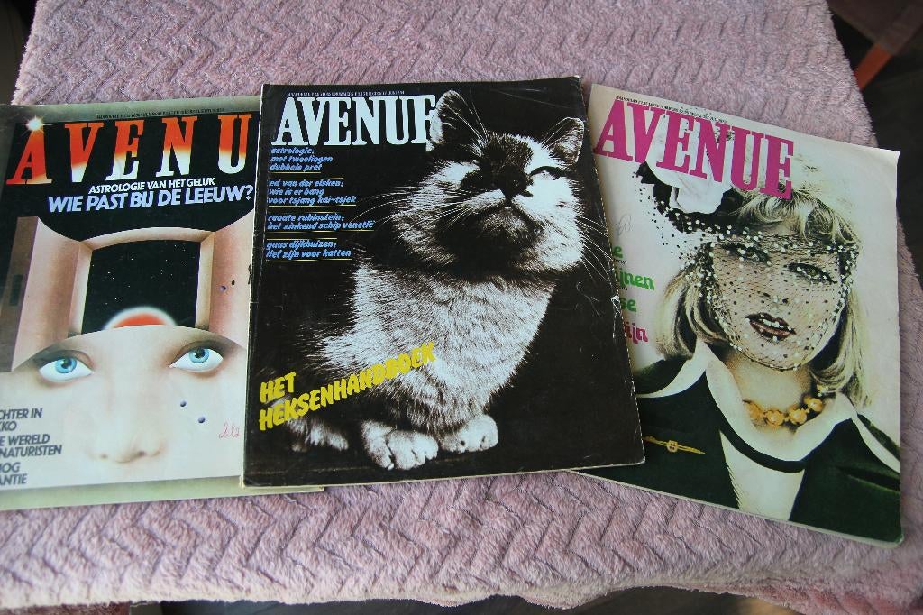 3 vintage Avenue tijdschriften, Boeken, Tijdschriften en Kranten, Gelezen, Damesbladen, Ophalen of Verzenden