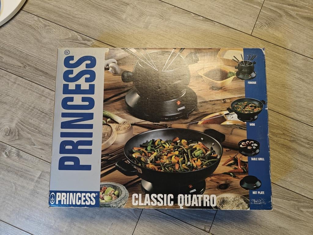 Princess Classic Quatro fondueset, Witgoed en Apparatuur, Gourmetstellen, Ophalen, Nieuw