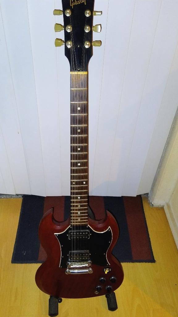 Gibson SG Special faded cherry,  2006, met Epiphone koffer, Ophalen, Zo goed als nieuw, Solid body, Gibson