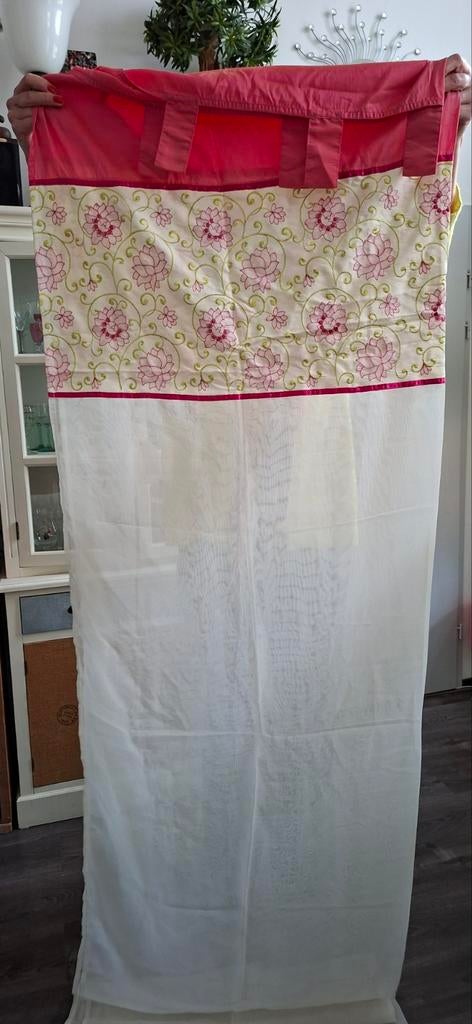 Gordijnen, Huis en Inrichting, Stoffering | Gordijnen en Lamellen, Ophalen of Verzenden, Zo goed als nieuw, 200 cm of meer, 200 cm of meer