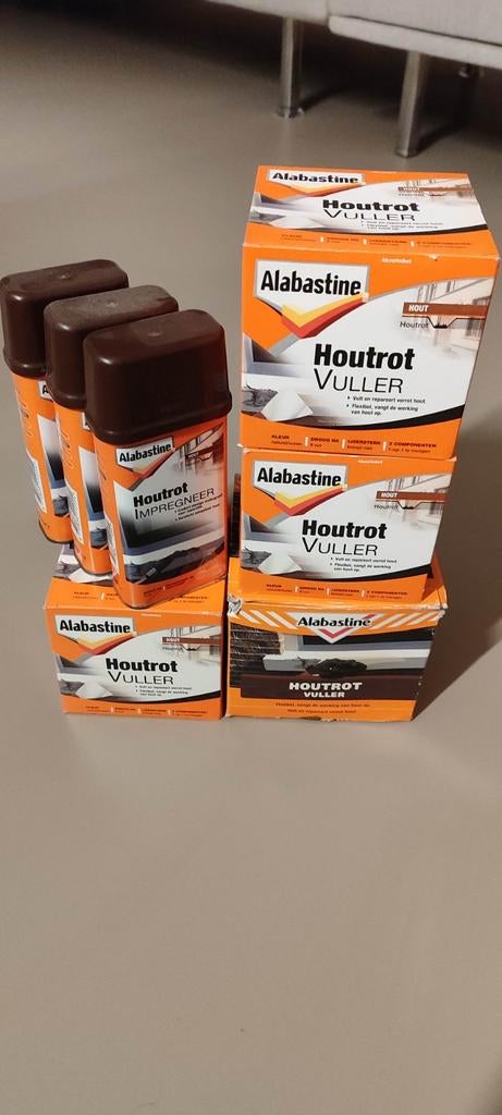 Alabastine Houtrotvuller & Houtrot Impregneer Set, Minder dan 5 liter, Ophalen, Nieuw, Overige kleuren