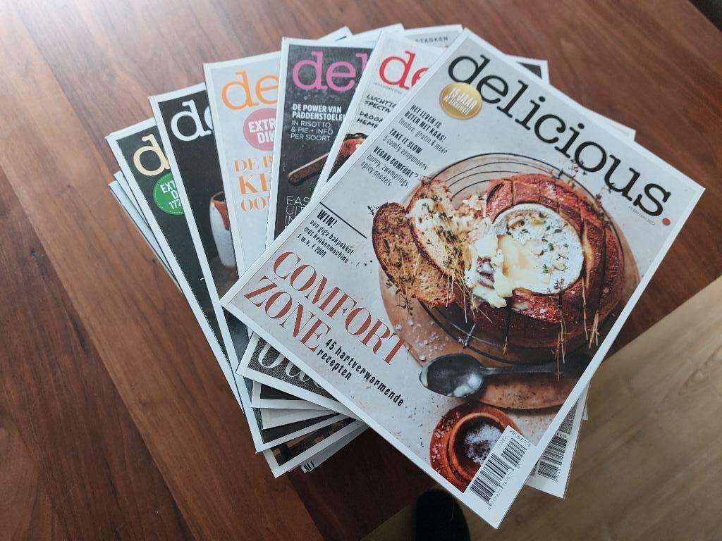 Delicious kooktijdschriften periode 2009-2025, Ophalen of Verzenden, Zo goed als nieuw, Overige typen