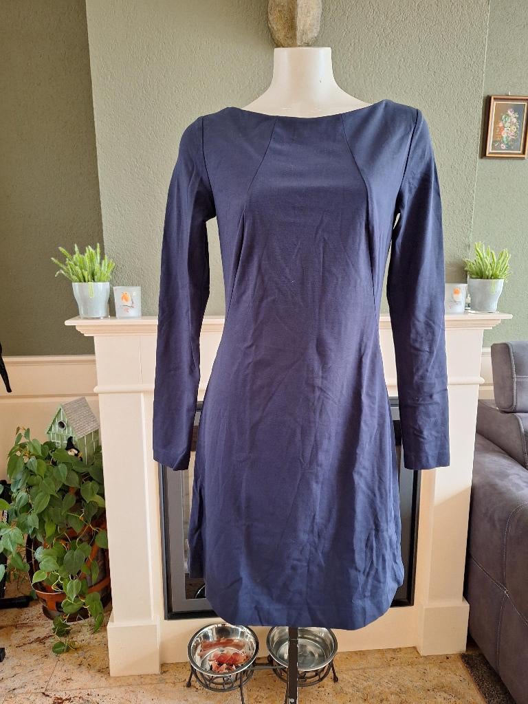 LaDress by Simone La dress jurk XS 34 2X, Zo goed als nieuw, Knielengte, Verzenden, Blauw