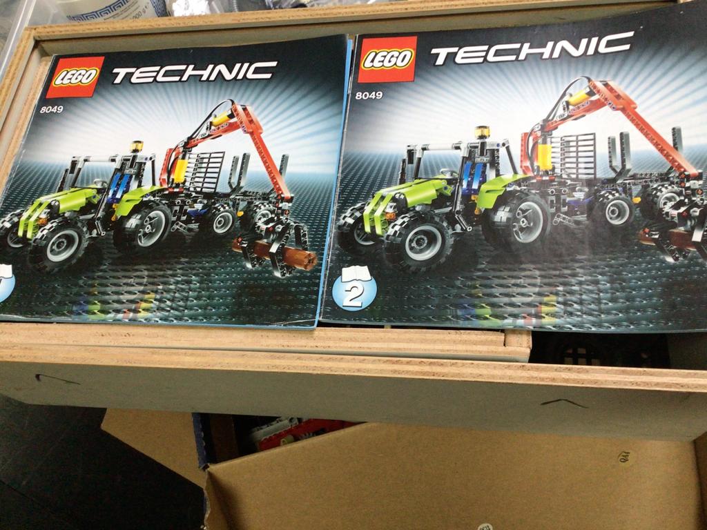 Lego Technic 8049 compleet incl Handleidingen, Ophalen of Verzenden, Gebruikt, Losse stenen, Lego