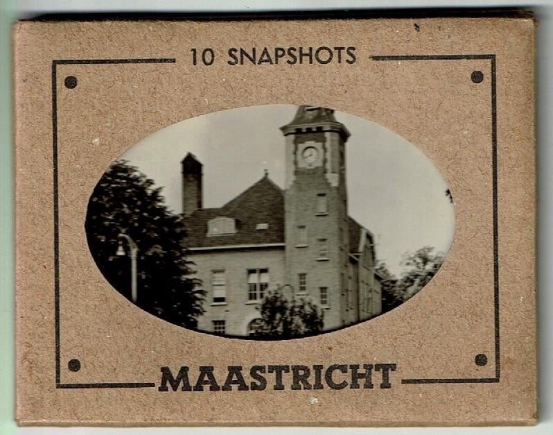 Mapje met 10 kleine kaartjes van Maastricht, Verzamelen, Ophalen of Verzenden, 1920 tot 1940, Ongelopen, Limburg