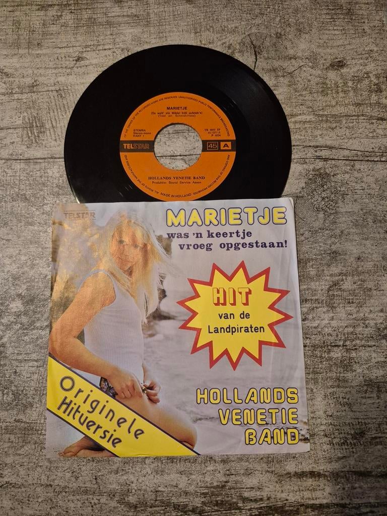 Marietje - was n keertje vroeg opgestaan/ plaisir d'amour, Ophalen of Verzenden, Zo goed als nieuw, Overige formaten, Levenslied of Smartlap