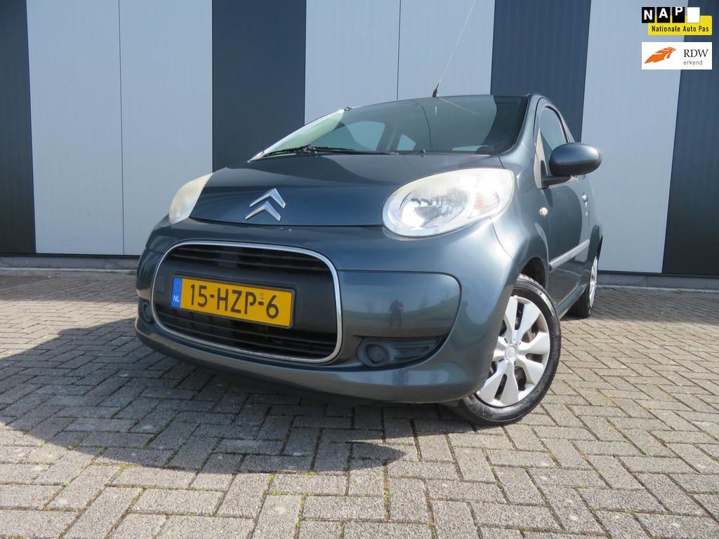 Citroen C1 1.0-12V Ambiance, Voorwielaandrijving, Stof, Gebruikt, Zwart