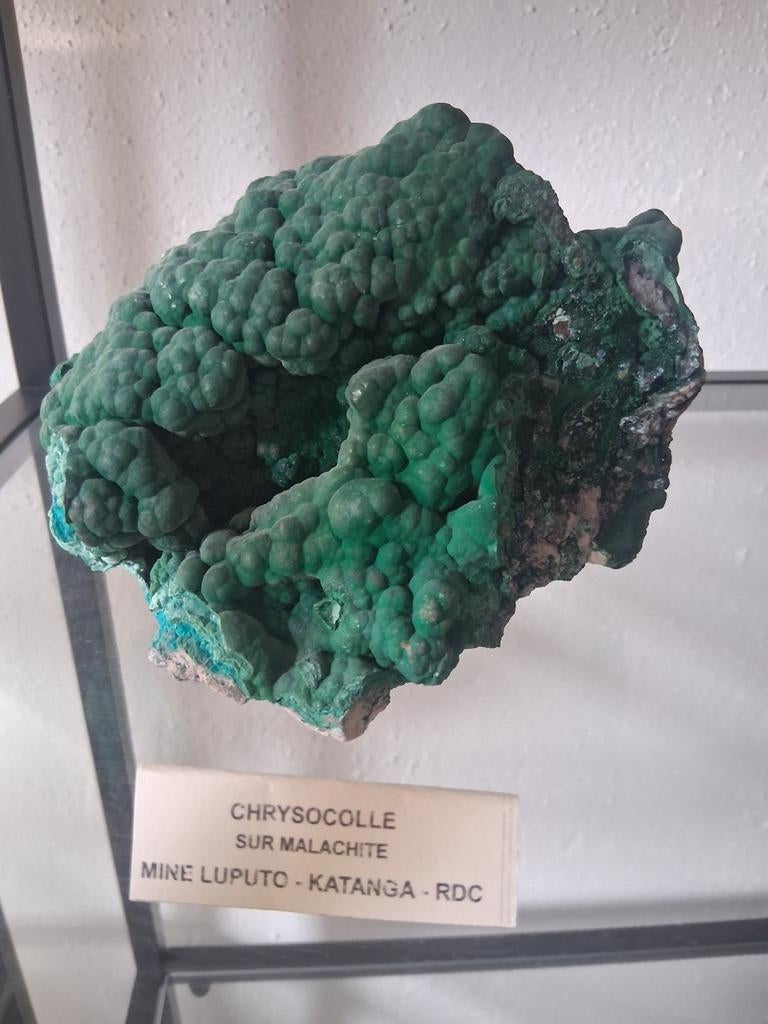 Grote malachiet uit Congo, Ophalen of Verzenden