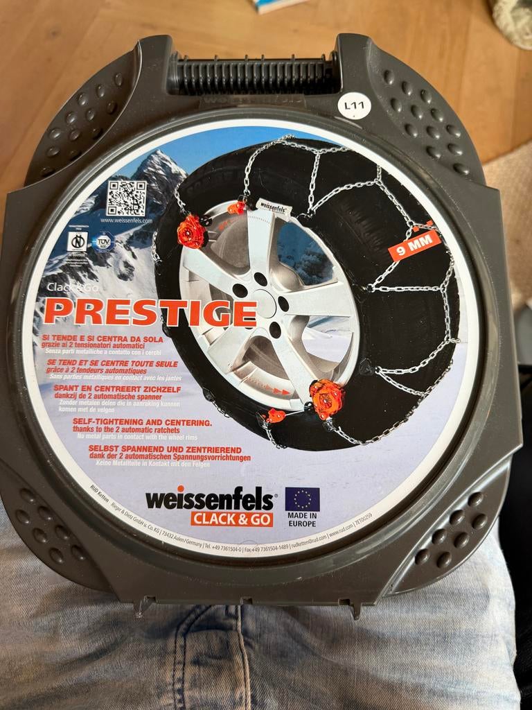 Weissenfels Clack & Go Prestige 9mm Sneeuwkettingen, Ophalen, Nieuw