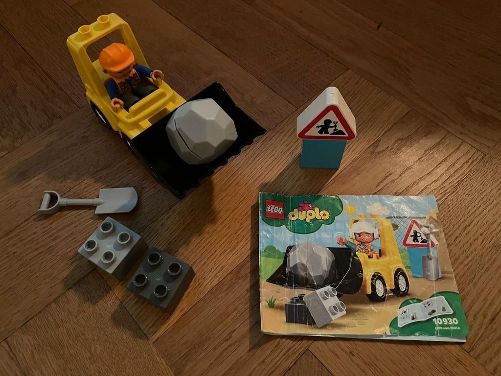 Lego Duplo Graafmachine 10930 compleet met boekje, Ophalen of Verzenden