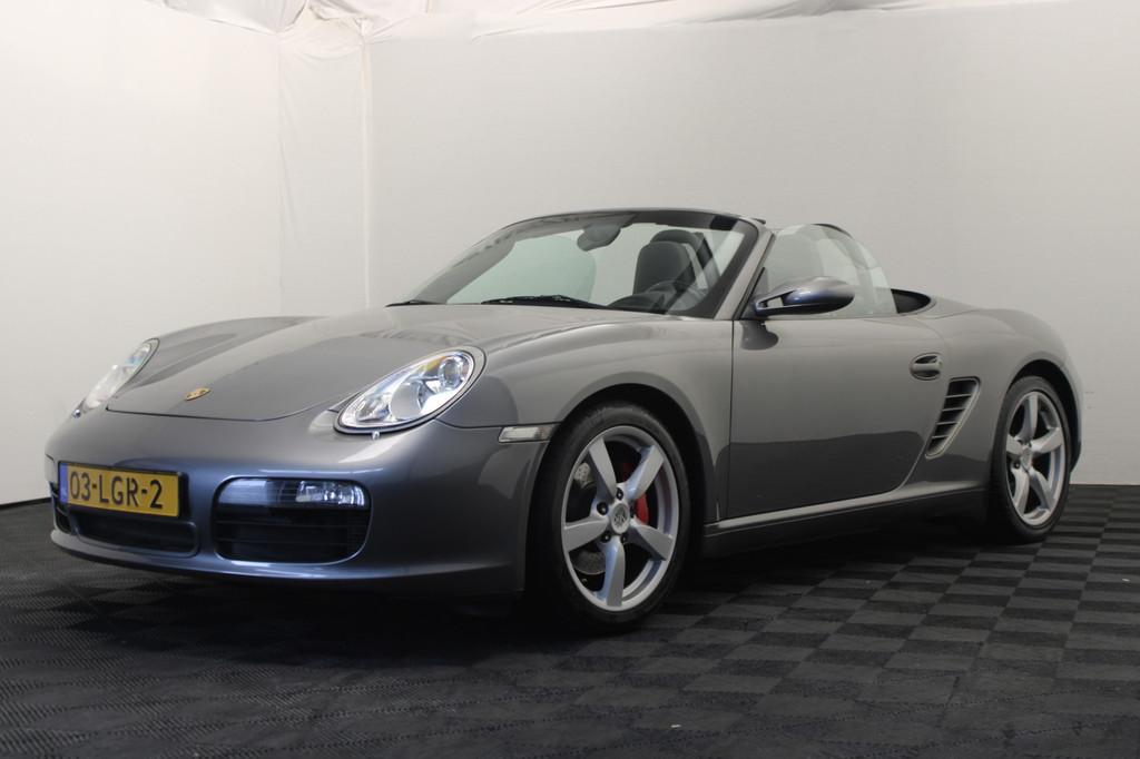 Porsche Boxster S 3.4 (bj 2008), Achterwielaandrijving, Gebruikt, Zwart, 296 pk