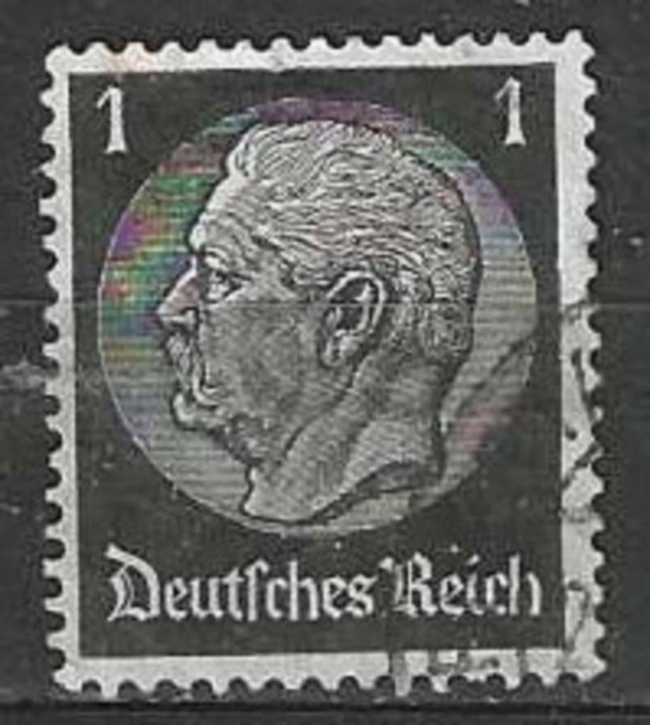 Duitsland 1933-1936 - Yvert 483 - Maarschalk Hindenburg (ST), Postzegels en Munten, Postzegels | Europa | Duitsland, Verzenden