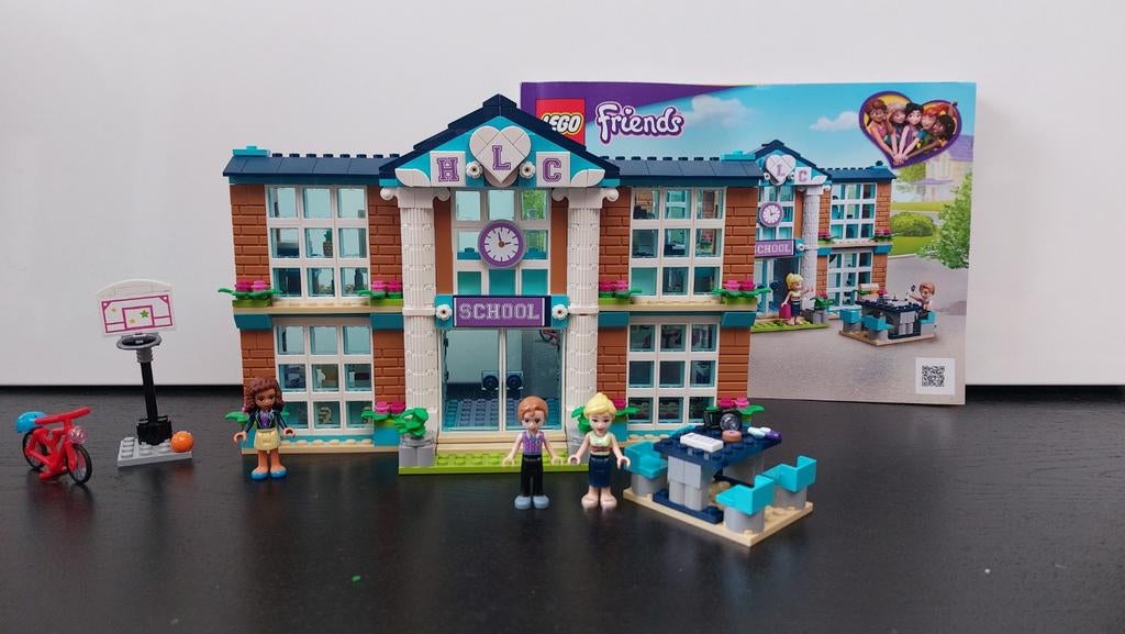 Lego Friends 41682 Heartlake City School, Ophalen of Verzenden, Zo goed als nieuw, Complete set, Lego
