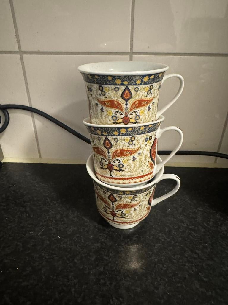 Thee/koffieserviesset, Huis en Inrichting, Keuken | Servies, Keramiek, Ophalen of Verzenden, Zo goed als nieuw, Overige stijlen