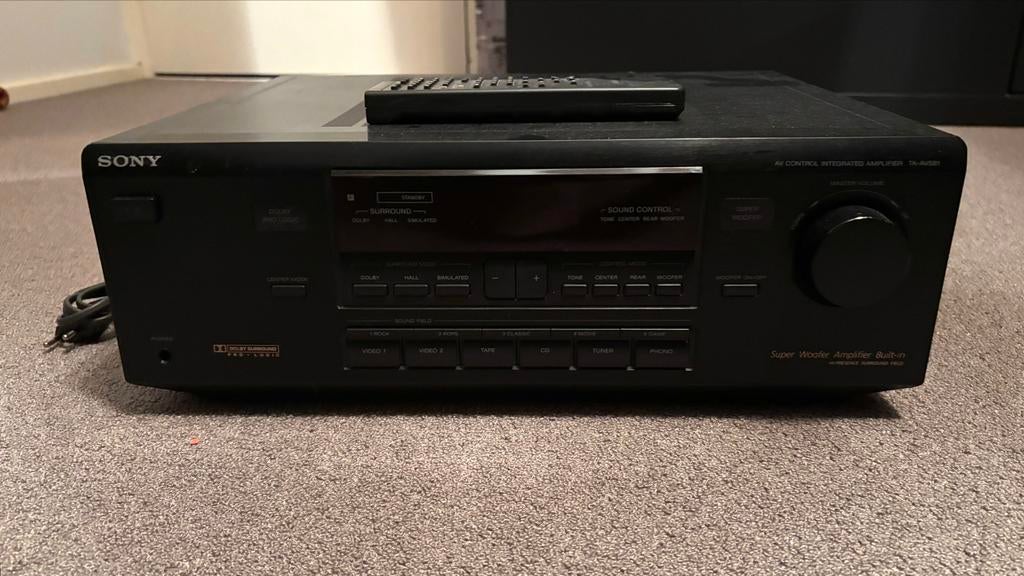 Sony TA-AV581 AV Control Integrated Amplifier versterker, Overige systemen, Ophalen of Verzenden, Zo goed als nieuw, Sony