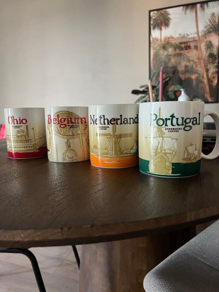 Starbucks Collector Series Mokken - Ohio, België, Nederland,, Keramiek, Ophalen of Verzenden, Zo goed als nieuw, Overige stijlen