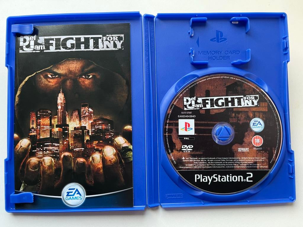 Def Jam Fight for NY PlayStation 2, Gebruikt, Vanaf 18 jaar, Vechten, T
