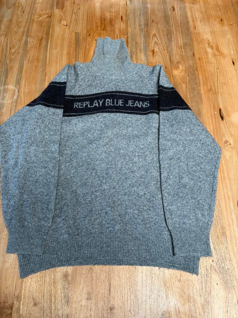 ZGAN wollen trui van Replay maat XL, Ophalen of Verzenden, Zo goed als nieuw, Maat 56/58 (XL)