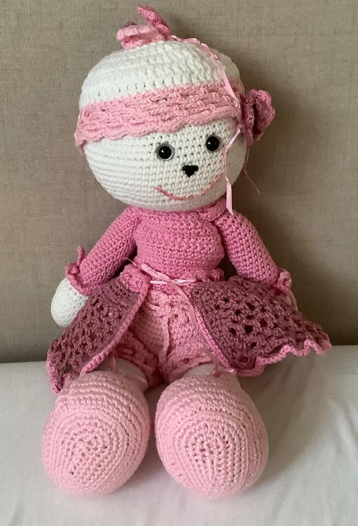 Gehaakte pop / kraamkado / haakwerk handwerk, Ophalen of Verzenden