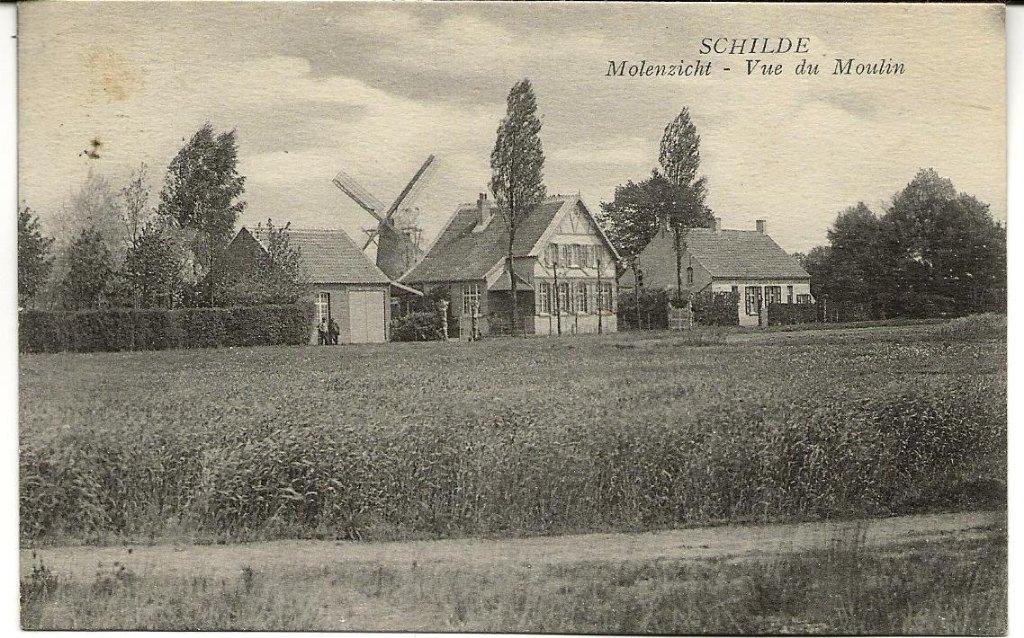 SCHILDE WINDMOLEN zegel 5 ct nr Antwerpen nr  155, Verzenden, Voor 1920, Gelopen, Antwerpen