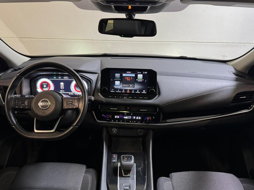 Nissan QASHQAI 1.3 MHEV 158PK XTRONIC N-CONNECTA 360CAMERA/N, Auto's, Nissan, 12 maanden, Gebruikt, 4 cilinders, Zwart