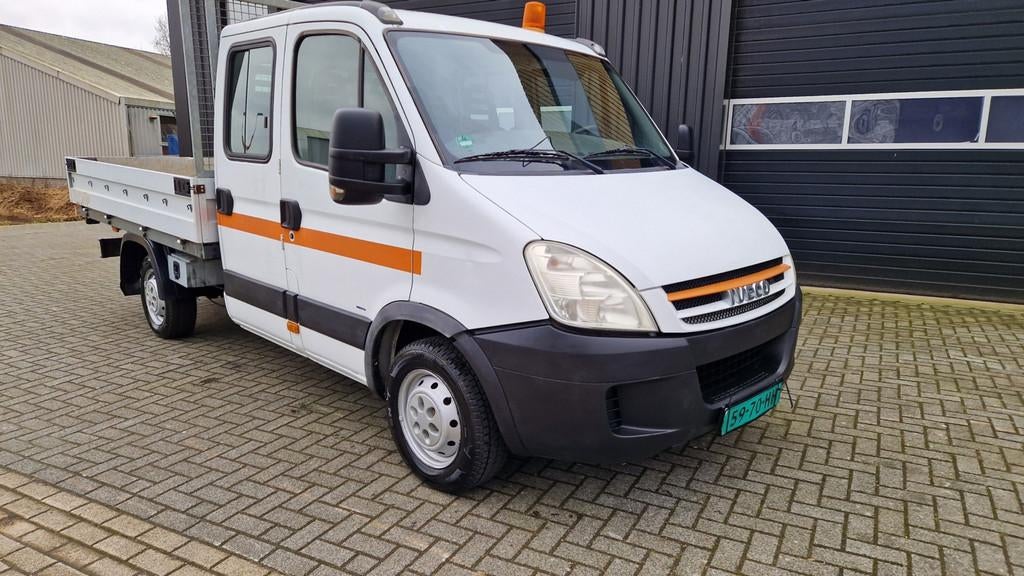 Iveco Daily 29 L 12 D 345 Dubbel Cabine, Auto's, Gebruikt, Iveco, 7 stoelen, Wit