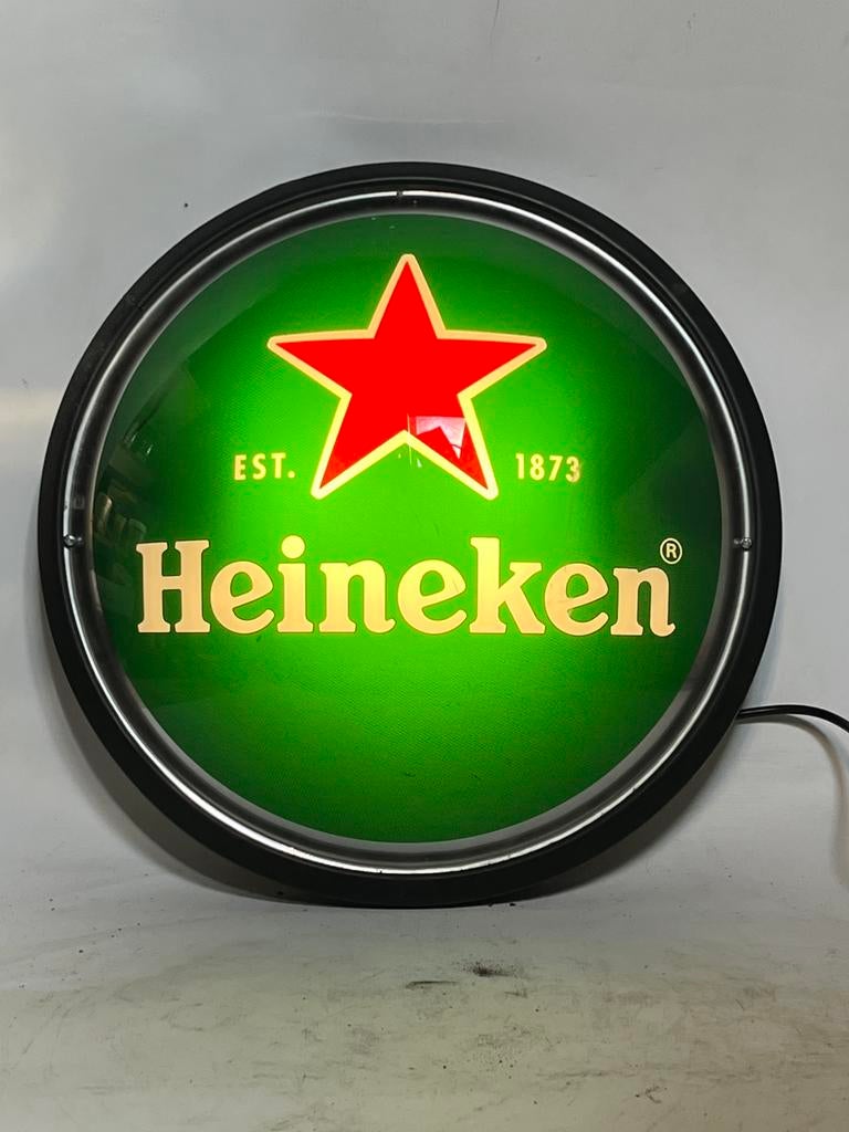 Heineken wandlamp, Ophalen of Verzenden, Gebruikt