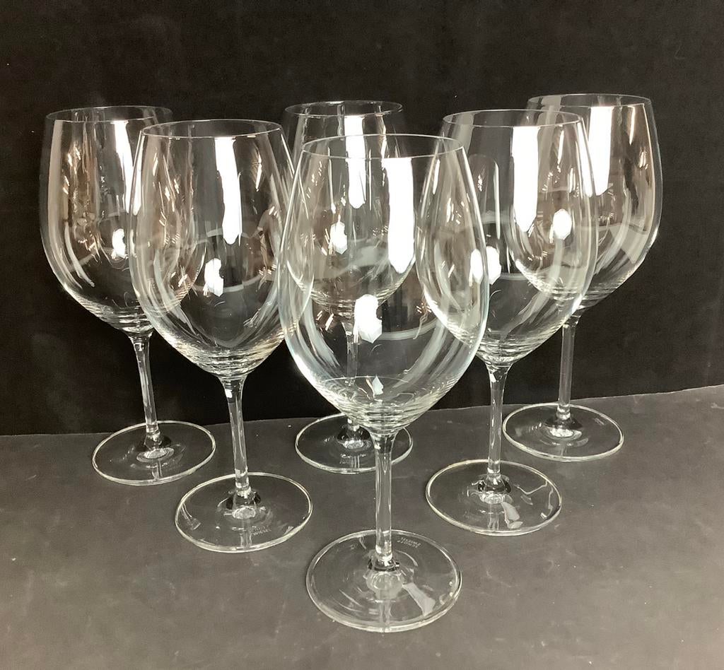 SCHOTT ZWIESEL - 6x rodewijnglazen (22 cm), Ophalen of Verzenden, Zo goed als nieuw, Overige typen