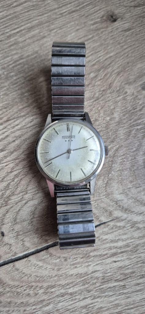 Pontiac horloge, Overige merken, Staal, Met bandje, Polshorloge