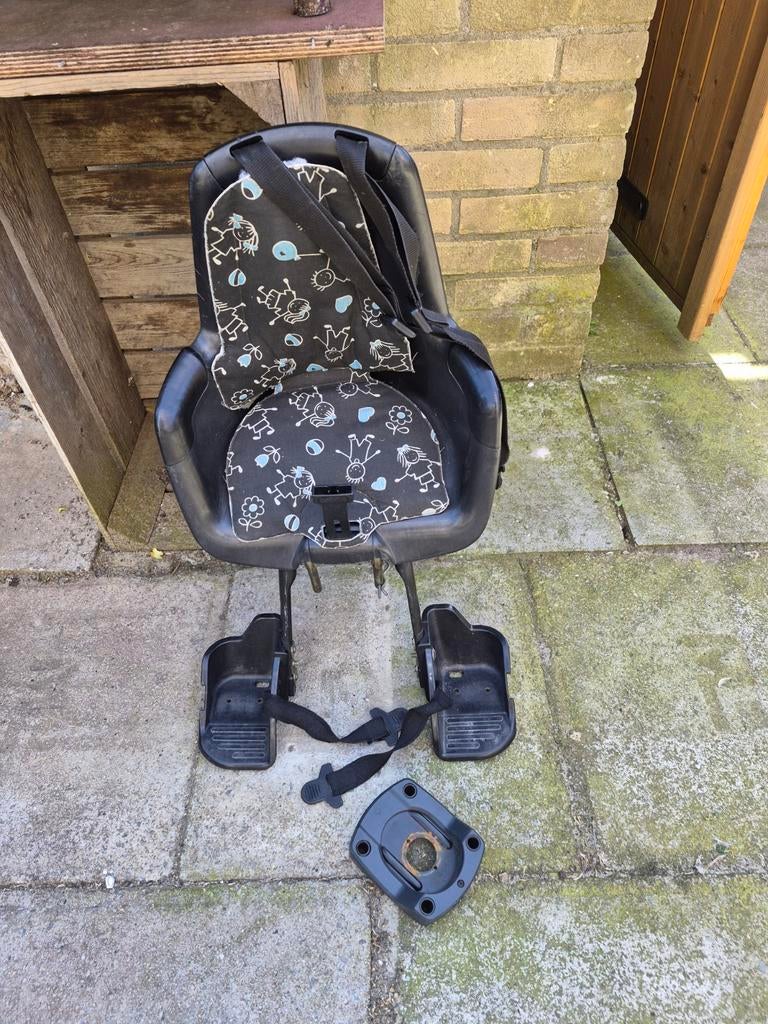 Fietsstoeltje voor voorop de fiets, Fietsen en Brommers, Fietsaccessoires | Fietsstoeltjes, Ophalen, Gebruikt