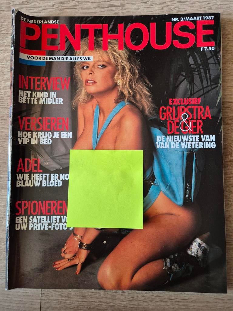 Penthouse Maart 1987 - Zeer Goede Staat, Verzamelen, Ophalen of Verzenden
