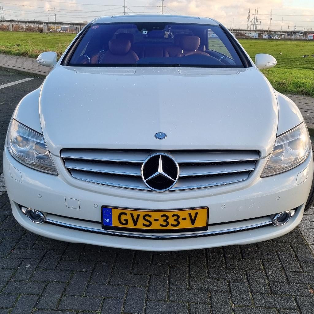 Mercedes-Benz Mercedes CL 600 AMG 2007 Wit, Auto's, Automaat, CL, 4 stoelen, USB