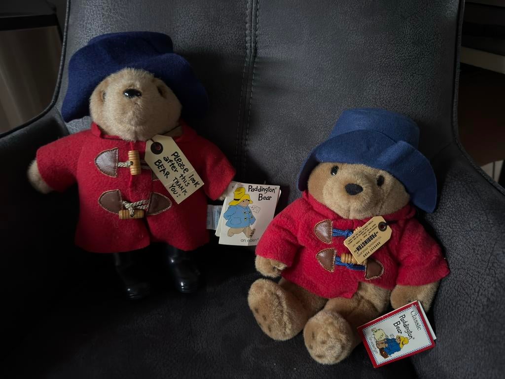 Beertje Paddington 2 stuks, Ophalen of Verzenden, Zo goed als nieuw, Stoffen beer, Overige merken