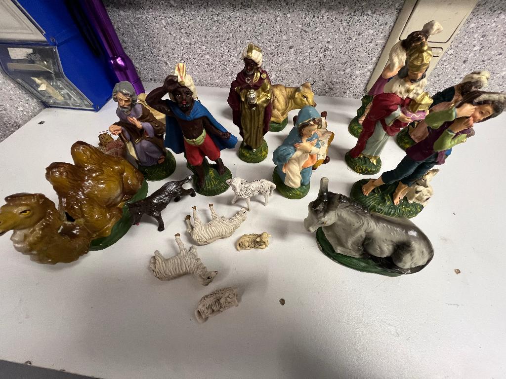 kerststal beelden, Ophalen of Verzenden, Gebruikt