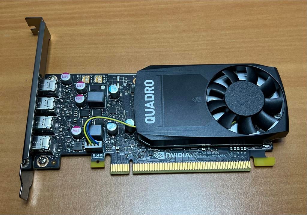 Nvidia Quadro P620 - Professionele Grafische Kaart, Computers en Software, Videokaarten, PCI-Express 3, Gebruikt, DisplayPort