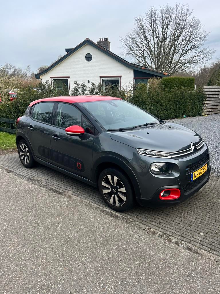 Citroën C3 1.2 Puretech 82pk 2017 Grijs, Auto's, 450 kg, 40 €/maand, 1199 cc, 450 kg