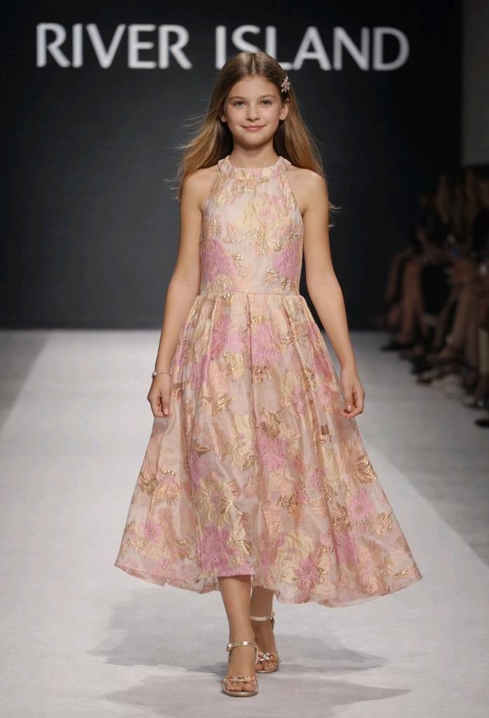 Verjaardag, Feest jurk van River Island, 12 jaar, Meisje, River Island, Ophalen of Verzenden, Zo goed als nieuw