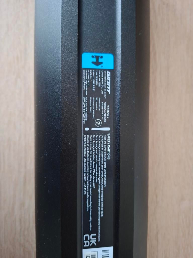 Giant EnergyPak 625 accu - defecte printplaat, Ophalen, Gebruikt