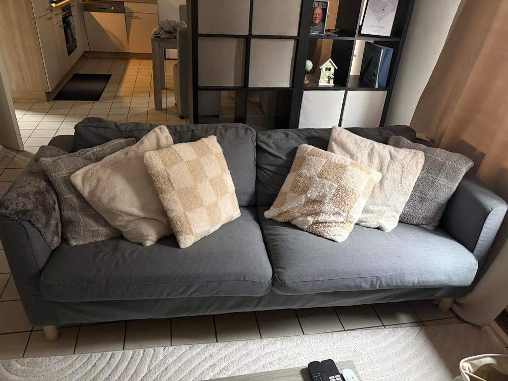 Parup drie zits bank, Huis en Inrichting, Ophalen of Verzenden, Zo goed als nieuw, 75 tot 100 cm, 200 tot 250 cm