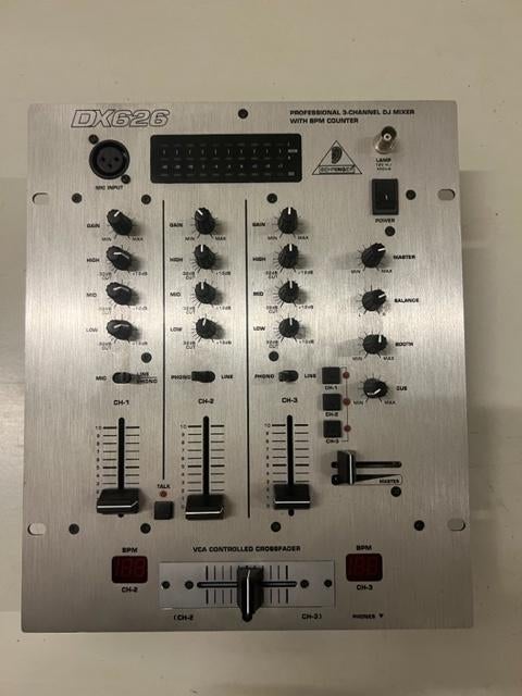 Behringer DX626 Pro DJ Mixer, Ophalen, Zo goed als nieuw, Minder dan 5 kanalen