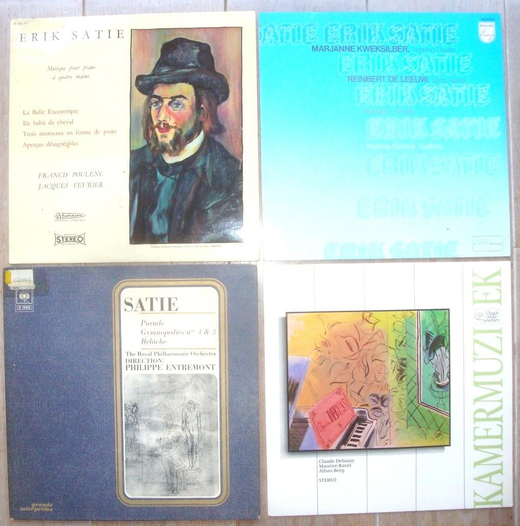 12 LP's Franse componisten 20e eeuw: Satie, Ravel, Debussy, Ophalen of Verzenden, Zo goed als nieuw, Romantiek, 12 inch