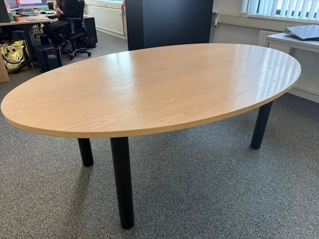 Massieve eiken houten tafel 2.00 meter bij 1.20 en 73 hoog, Huis en Inrichting, Tafels | Eettafels, Ophalen, Gebruikt, 100 tot 150 cm