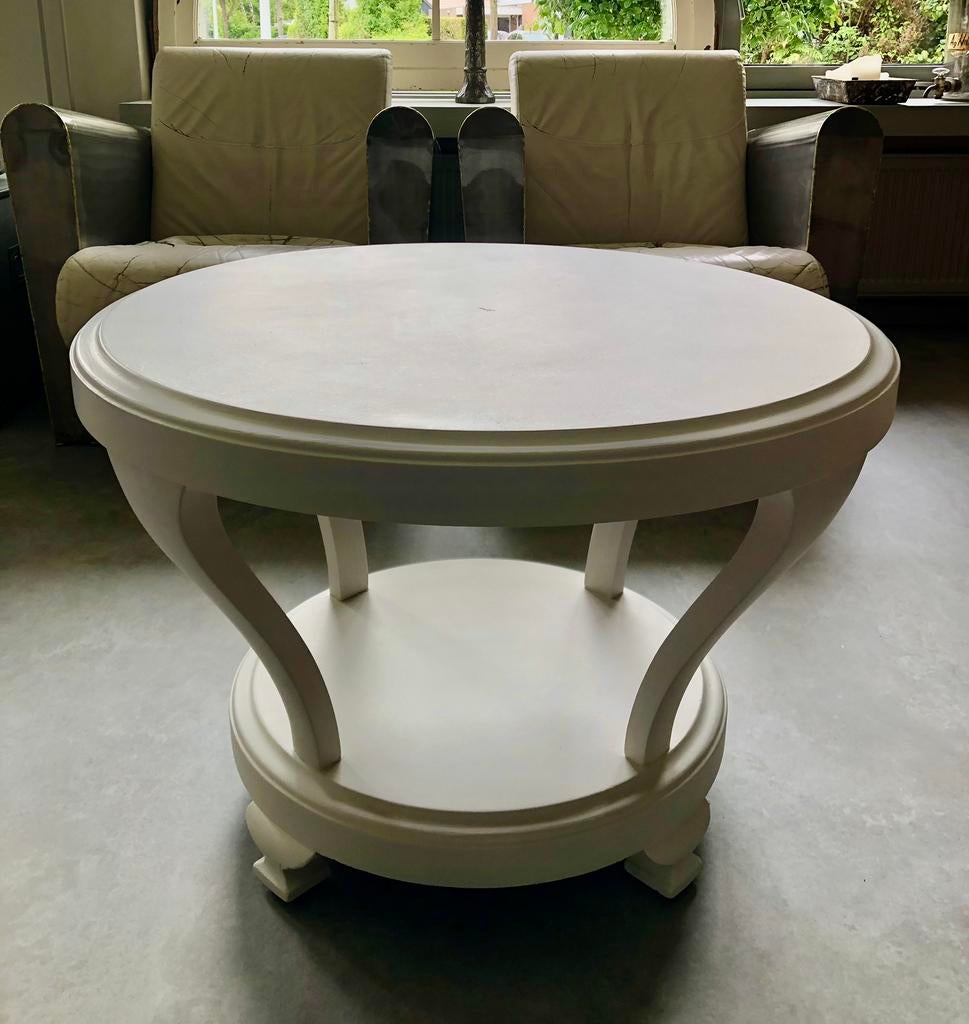 Brocante café salon tafel Artdeco, Huis en Inrichting, Tafels | Salontafels, Ophalen, 50 tot 100 cm, Zo goed als nieuw, Minder dan 50 cm