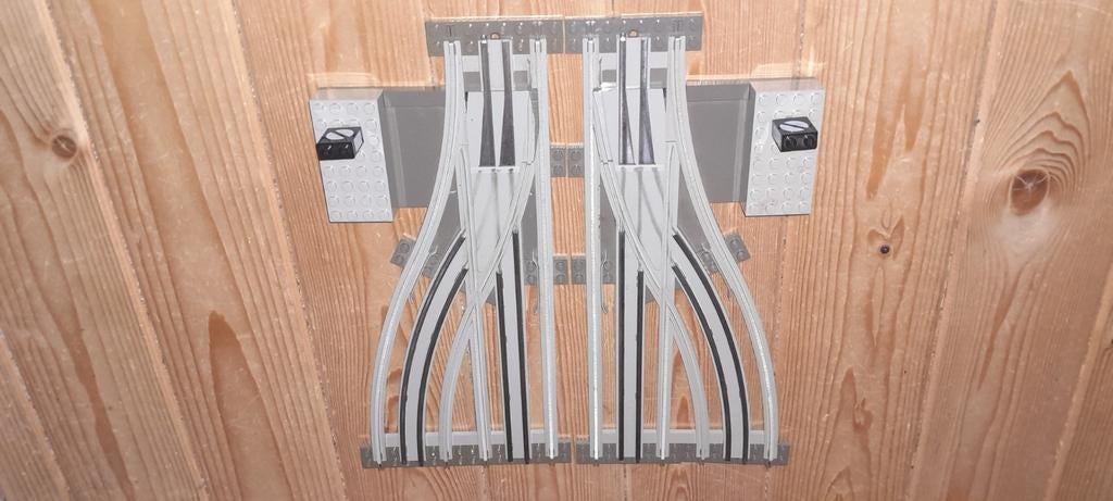 Lego trein wissels 12v spoor rails 7856 mooi niet verkleurd, Ophalen of Verzenden, Zo goed als nieuw, Complete set, Lego