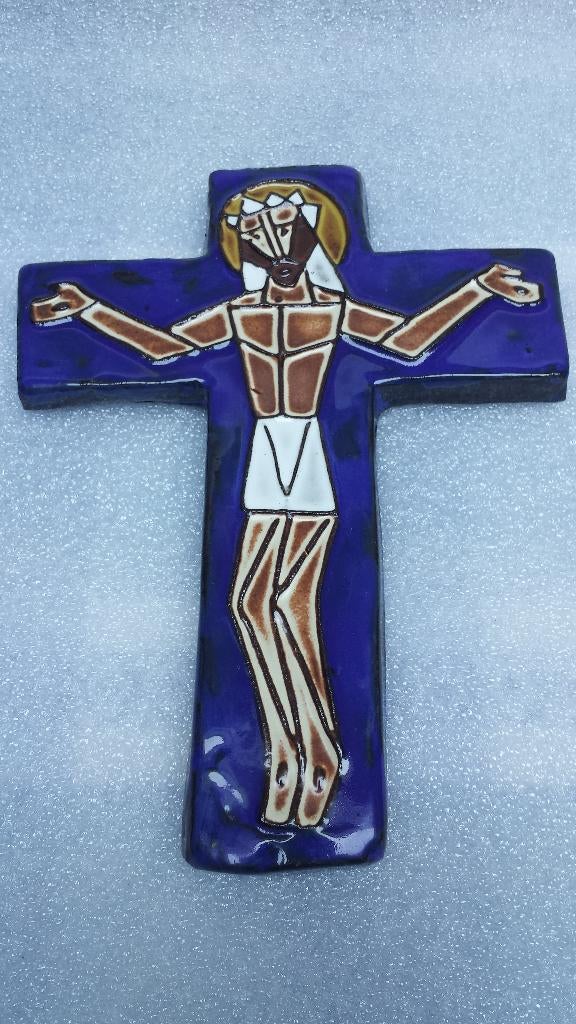 Keramiek KRUISBEELDJE van POTTERS <> Moderne Vormgeving, Verzamelen, Retro, Huis en Inrichting, Ophalen of Verzenden