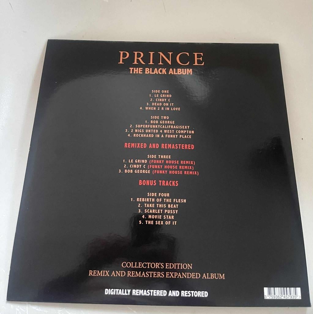 Prince -The Black Album (Remixed & Expanded) 2LP WHITE Ed., Verzenden, Nieuw in verpakking, 12 inch