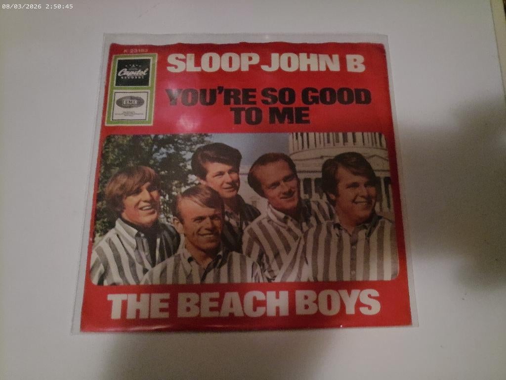 The Beach Boys - Sloop John B. / You're so good to me, Cd's en Dvd's, Vinyl Singles, Gebruikt, 7 inch, Single, Ophalen of Verzenden